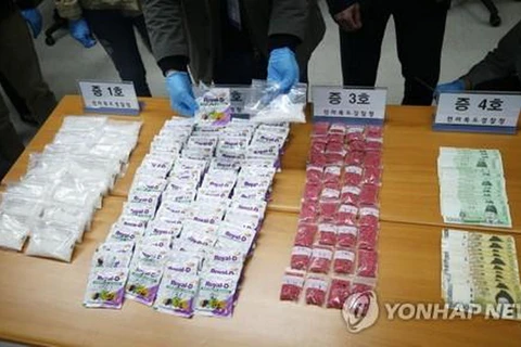 Cảnh sát Hàn Quốc bắt giữ 40 thành viên đường dây buôn bán ma túy lớn 