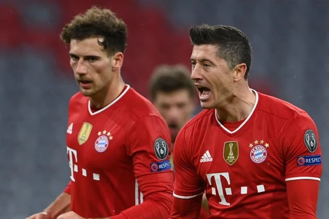 Robert Lewandowski tiếp tục ghi bàn giúp Bayern chiến thắng. (Nguồn: Getty Images)