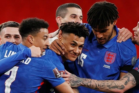 Đội tuyển Anh giành chiến thắng đậm ở trận ra quân. (Nguồn: Getty Images)