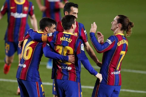 Barcelona giành chiến thắng hủy diệt. (Nguồn: Getty Images)