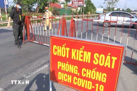 Bắc Ninh: Cách ly y tế đối với một điểm dân cư ở huyện Yên Phong