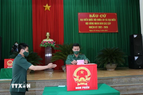 Đắk Nông: Bộ đội biên phòng đảm bảo an toàn khi tham gia bầu cử
