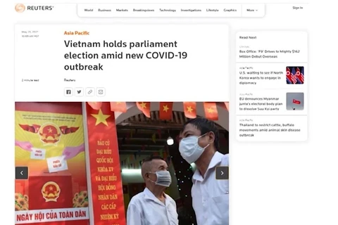 Báo chí quốc tế tiếp tục phản ánh cuộc bầu cử Quốc hội Việt Nam