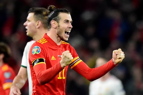 Bale trong màu áo đội tuyển Xứ Wales. (Nguồn: Getty Images)