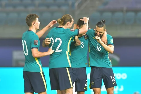 Tuyển Australia đã giành quyền đi tiếp tại vòng loại World Cup 2022. (Nguồn: Getty Images)