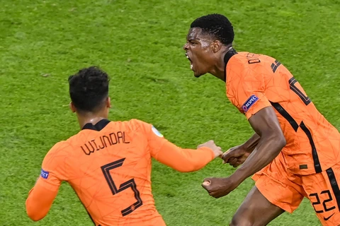 Hà Lan hứa hẹn sẽ tiếp tục bùng nổ ở EURO 2020. (Ảnh: AFP/TTXVN)