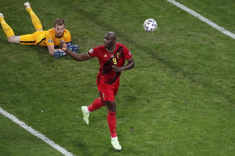 Lukaku đã có 3 bàn thắng tại EURO 2020. (Ảnh: AFP/TTXVN)