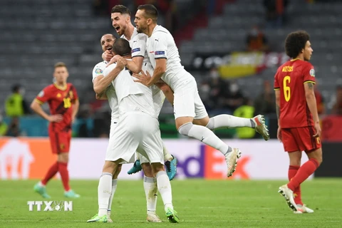 HLV tuyển Italy ca ngợi các học trò sau trận thắng tuyển Bỉ