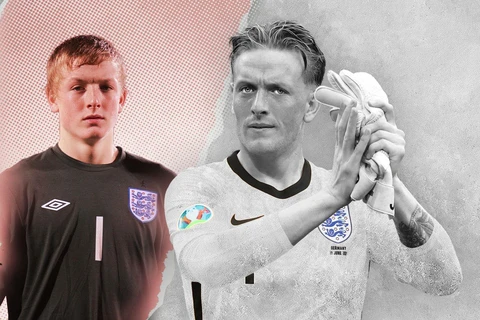 Jordan Pickford đang góp công lớn giúp tuyển Anh vào đến chung kết EURO 2020. (Nguồn: sky)