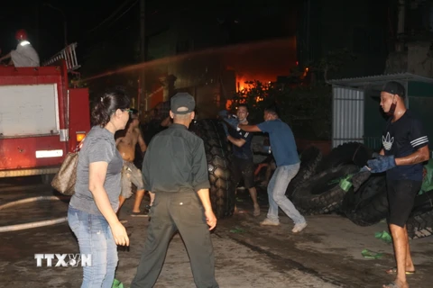 Quảng Ninh: Cháy tại Cụm KCN Hà Khánh, gây thiệt hại nặng về tài sản