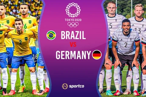 Lịch thi đấu bóng đá nam Olympic Tokyo 2020: Tâm điểm Brazil-Đức