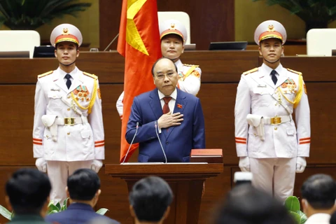 [Video] Chủ tịch nước Nguyễn Xuân Phúc tuyên thệ nhậm chức