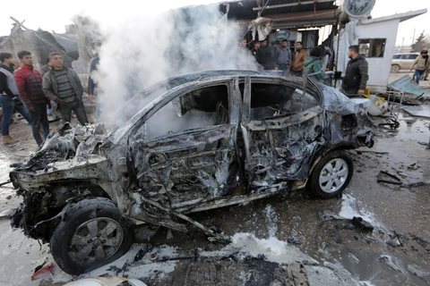 Syria: Nổ bom xe quân sự ở Damascus khiến nhiều người bị thương