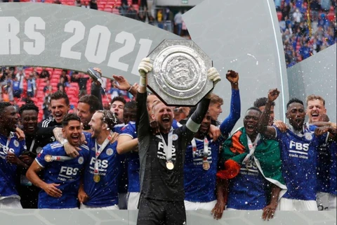 Leicester City giành Siêu cúp Anh 2021. (Nguồn: Getty Images)