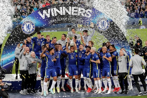 Chelsea giành Siêu cúp châu Âu 2021. (Nguồn: Getty Images)