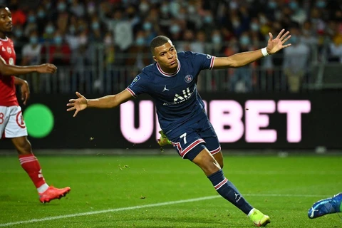 Mbappe tiếp tục lập công giúp PSG chiến thắng. (Nguồn: AFP)