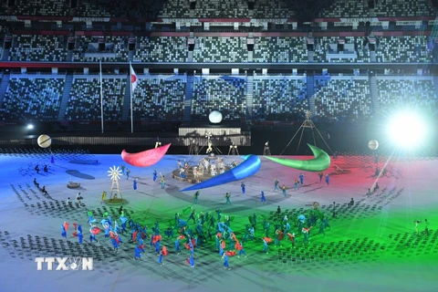 Những hình ảnh ấn tượng tại lễ khai mạc Paralympic Tokyo 2020