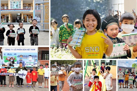 Vinamilk thực hiện nhiều chương trình hướng đến trẻ em như Quỹ sữa Vươn cao Việt Nam, chăm sóc dinh dưỡng trẻ em trong đại dịch. 