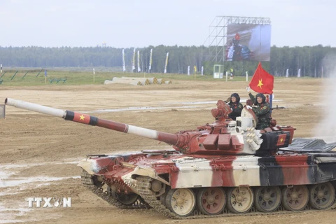 Army Games 2021: Đội tuyển xe tăng Việt Nam đang xếp thứ 9