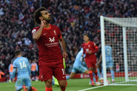 Salah tỏa sáng nhưng Liverpool vẫn phải chia điểm. (Nguồn: Getty Images)