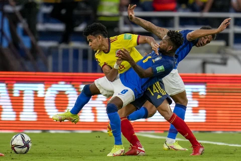 Colombia và Brazil chia điểm. (Nguồn: AP)