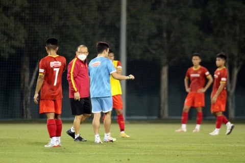 U23 Việt Nam nỗ lực tập luyện chuẩn bị cho vòng loại U23 châu Á
