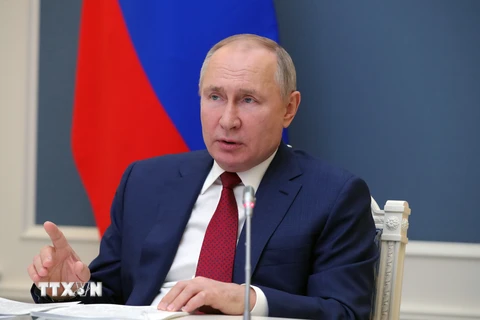 Tổng thống Nga Vladimir Putin chuẩn bị họp báo cuối năm