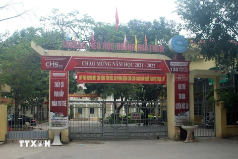 Thanh Hóa: Khoanh vùng ổ dịch tại Trường Tiểu học Hoàng Hoa Thám