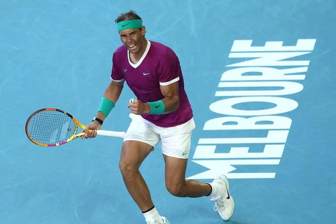 Nadal vào bán kết Australian Open 2022. (Nguồn: Getty Images)