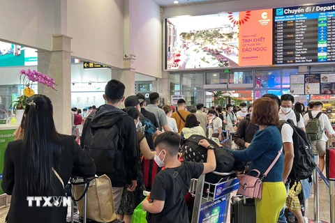 Ngày mùng 2 Tết, sân bay Tân Sơn Nhất dự kiến đón hơn 74.000 khách