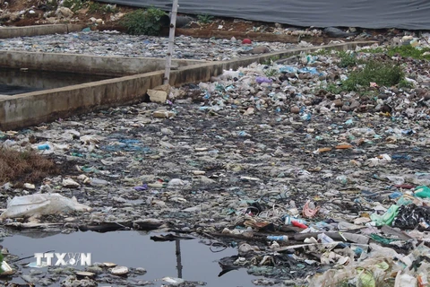 [Photo] Bãi rác Sầm Sơn gây ô nhiễm môi trường xung quanh