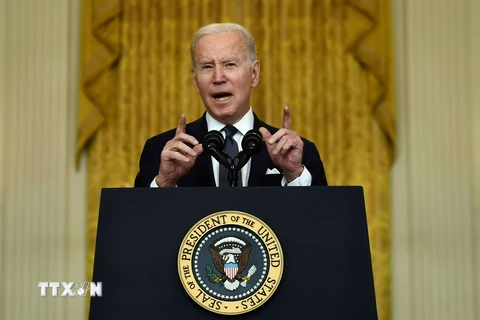 Tổng thống Mỹ Joe Biden phát biểu về căng thẳng Nga-Ukraine 