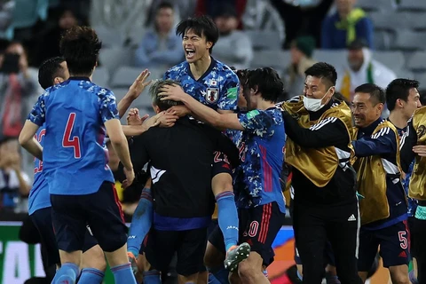 Nhật Bản giành vé đến Qatar dự World Cup 2022. (Nguồn: 