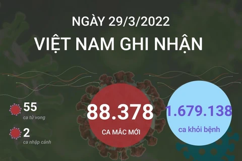 [Infographics] Cập nhật tình hình dịch COVID-19 tại Việt Nam