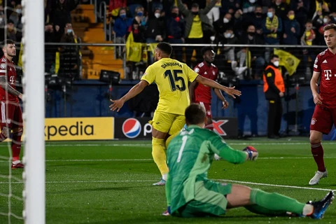 Villarreal (áo vàng) đang có đôi chút lợi thế trước Bayern. (Nguồn: Getty Images)