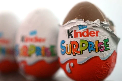 Kẹo chocolate Kinder bị thu hồi ở Mỹ vì lo ngại nhiễm khuẩn salmonella