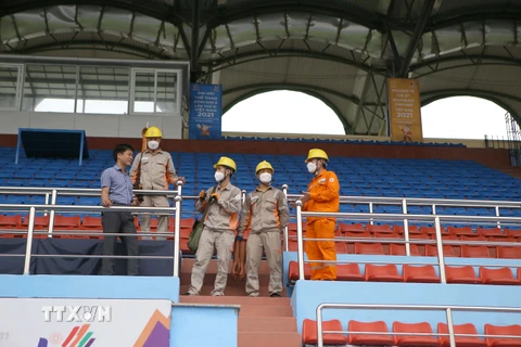 Nam Định đảm bảo cung cấp điện phục vụ các trận đấu môn bóng đá nam