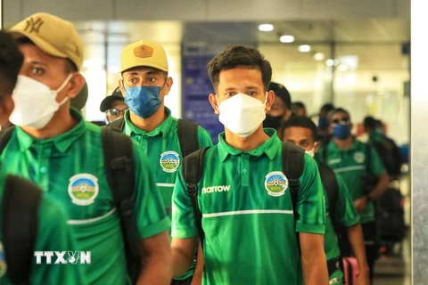[Photo] U23 Timor Leste đến Việt Nam, sẵn sàng cho SEA Games 31