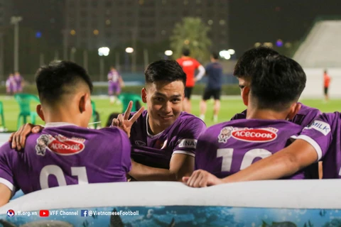 U23 Việt Nam có buổi tập đầu tiên tại UAE chuẩn bị giải U23 châu Á
