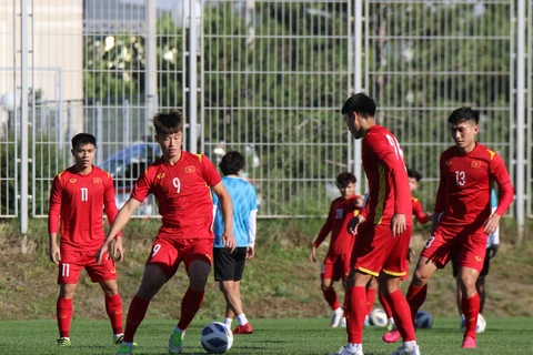 Cận cảnh U23 Việt Nam đã sẵn sàng cho trận gặp U23 Hàn Quốc