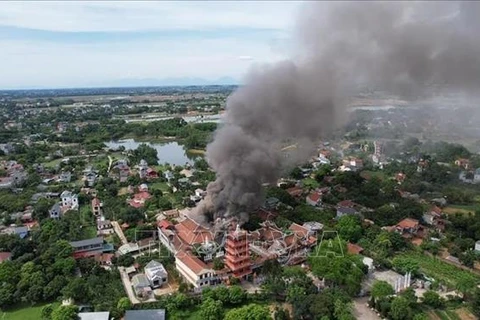 Hà Nội: Đề nghị điều tra, làm rõ nguyên nhân cháy chùa Hòa Phúc