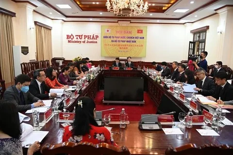 Việt Nam-Nhật Bản tăng cường hợp tác lĩnh vực pháp luật và tư pháp