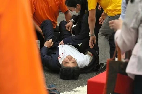 Hình ảnh hiện trường vụ ám sát cựu Thủ tướng Nhật Bản Abe Shinzo