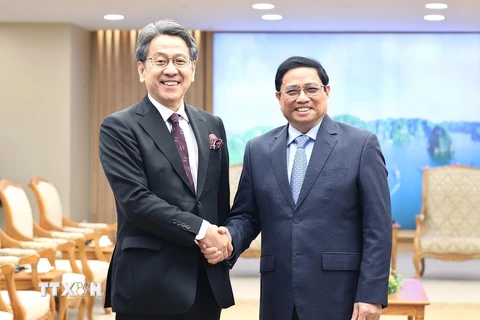 Thủ tướng Phạm Minh Chính tiếp Chủ tịch Hội đồng Quản trị JBIC