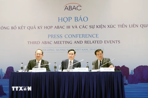 Công bố kết quả kỳ họp thứ III của Hội đồng Tư vấn Kinh doanh APEC