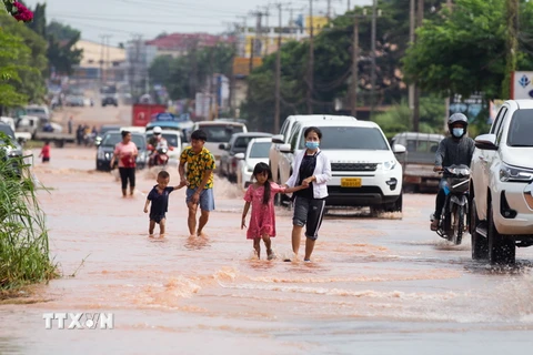 Lũ lụt ảnh hưởng tới hàng nghìn người ở miền Bắc nước Lào