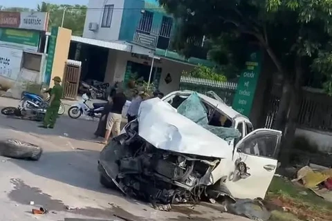 Nghệ An: 2 người tử vong trong vụ tai nạn giao thông nghiêm trọng