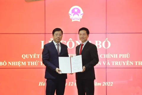 Công bố quyết định bổ nhiệm Thứ trưởng Bộ TT&TT Nguyễn Thanh Lâm
