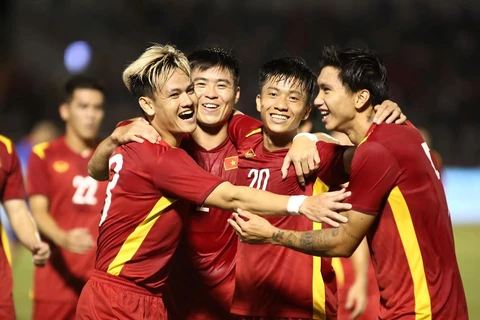 Đội tuyển Việt Nam sẽ thi đấu giao hữu với câu lạc bộ Dortmund nhằm chuẩn bị cho AFF Cup 2022. (Ảnh: PV/Vietnam+) 