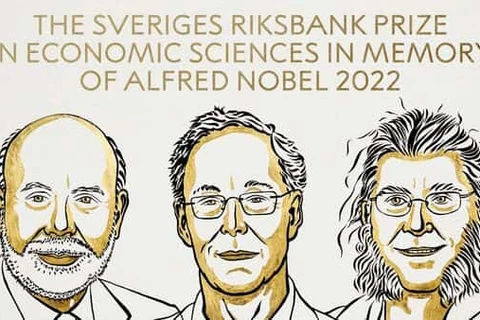 Ba nhà kinh tế Mỹ giành giải thưởng Nobel Kinh tế năm 2022